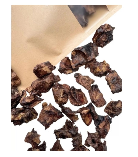 100% Natural Air-Dried Puffed Beef Lung Cubes – Premium Single-Ingredient Dog Treat (100g)