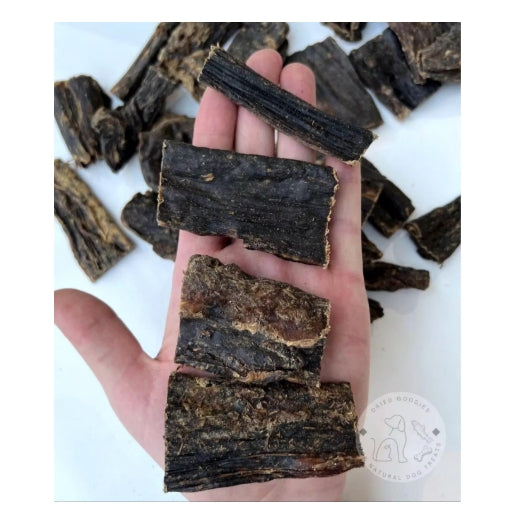 100% Natural Beef Liver Stripes Jerky Air Dried Dog-Puppy SOFTER VERSION (300g)