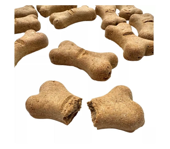 Premium Grain-Free Banana & Peanut Butter Biscuits – Large Dog Treats (300g, 15 Pack)