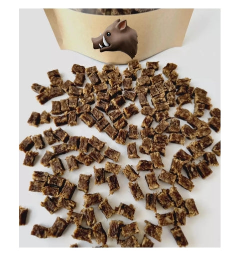 Wild Boar Training Treats – Air-Dried, Hypoallergenic, and Nutrient-Rich (150g Pack)
