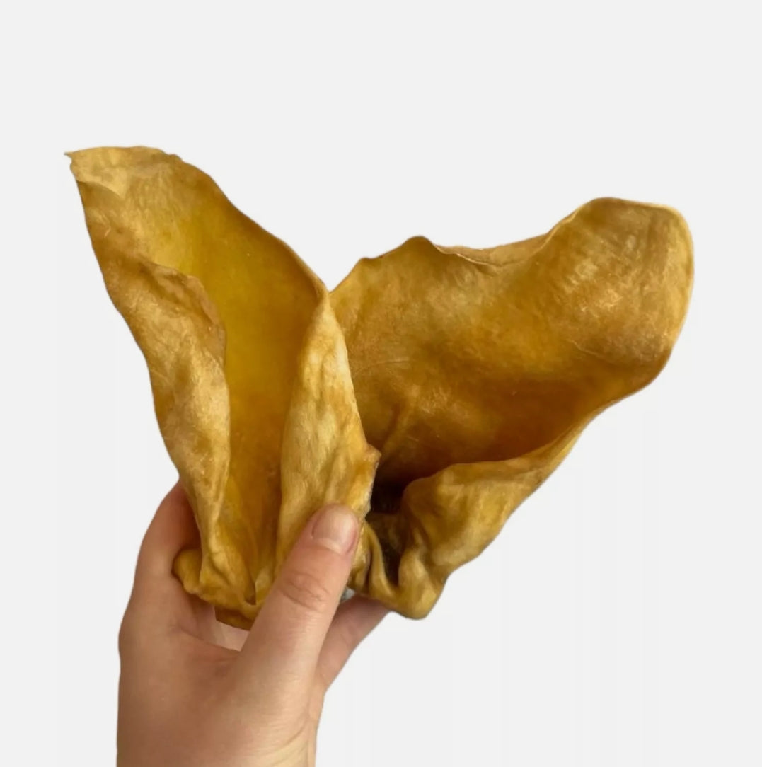 100% Natural Air-Dried Bold Beef Ears – Long-Lasting Dog Chew Treat