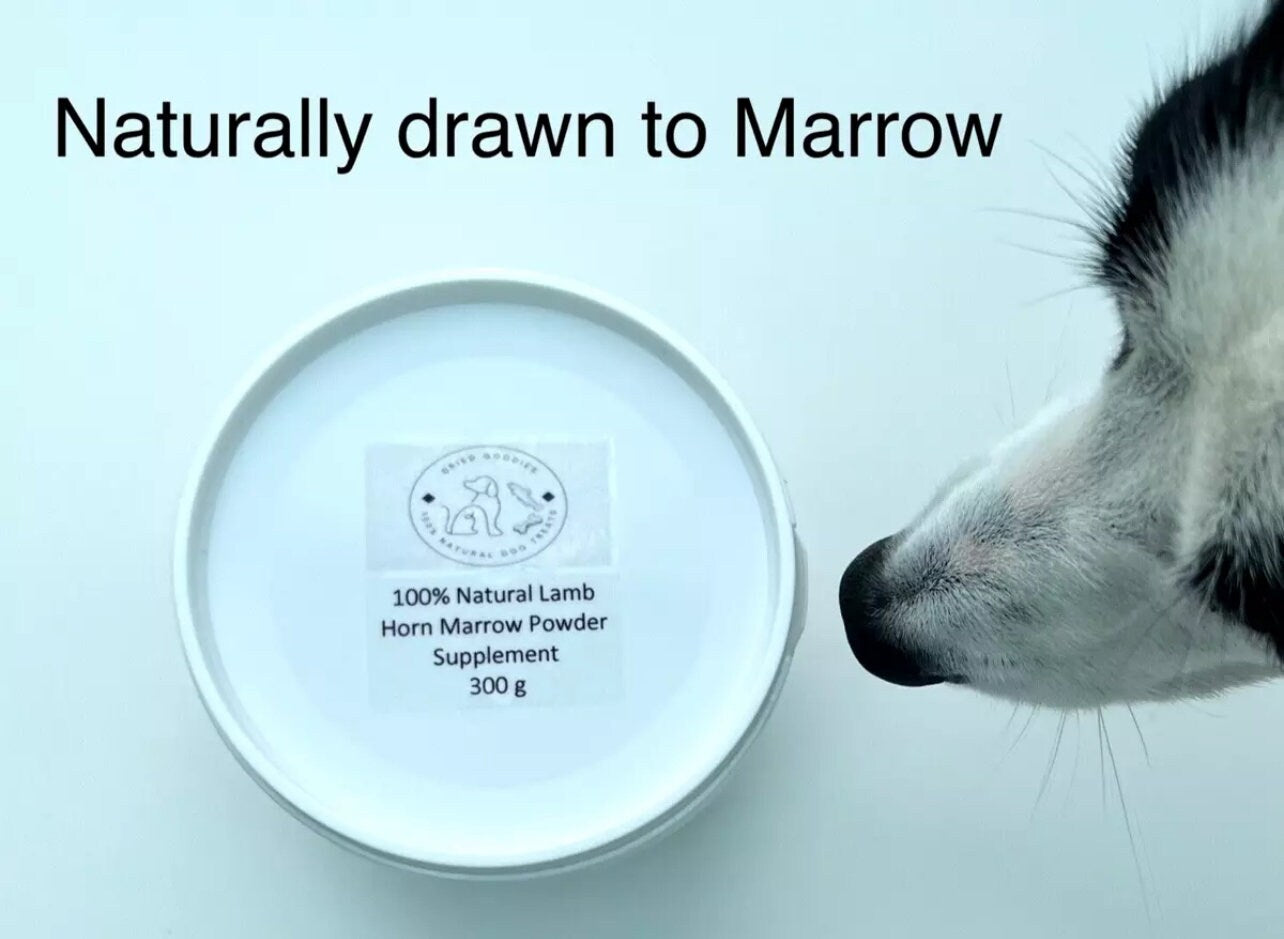 Unbeatable 100% Organic Icelandic Lamb Horn Marrow Powder – Premium Dog & Puppy Supplement (300g)
