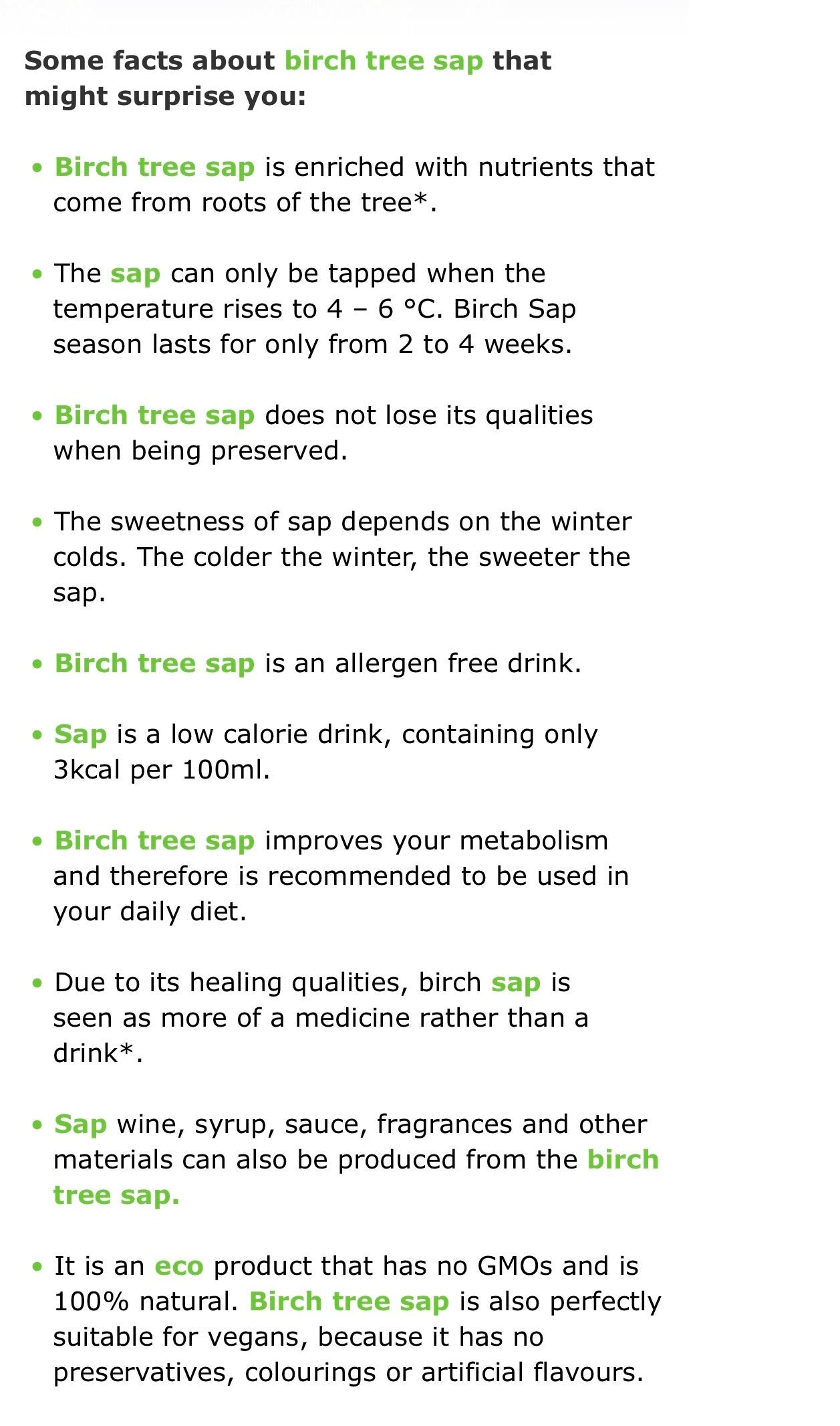 Organic Tree Sap Juice – 100% Natural, Vegan-Friendly Soft Drink  UK Seller