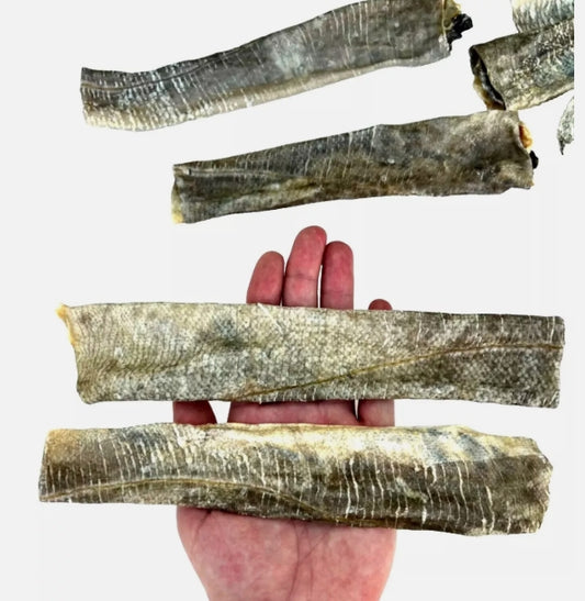 Wild-Caught Atlantic Cod Skin Chews – Long-Lasting Natural Treat (300g)
