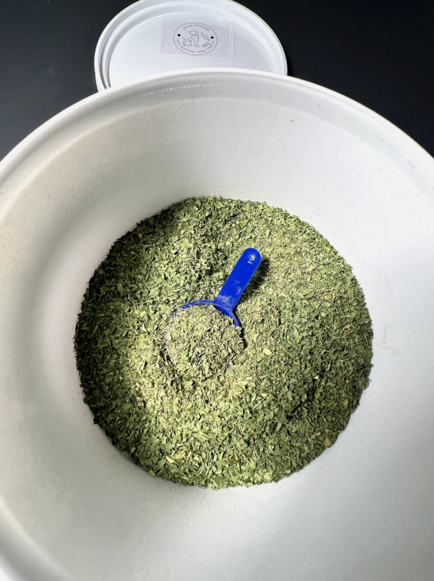 Organic Icelandic Seaweed & Parsley Mix – Natural Dog Supplement for Health & Well-Being